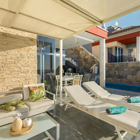Villa Golden Horizon Con Piscina Privada Climatizada Santa Ursula  Exterior photo